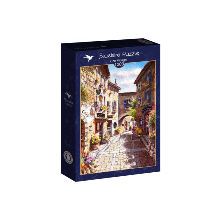 Puzzle Bluebird - Eze Village, 1000 piese