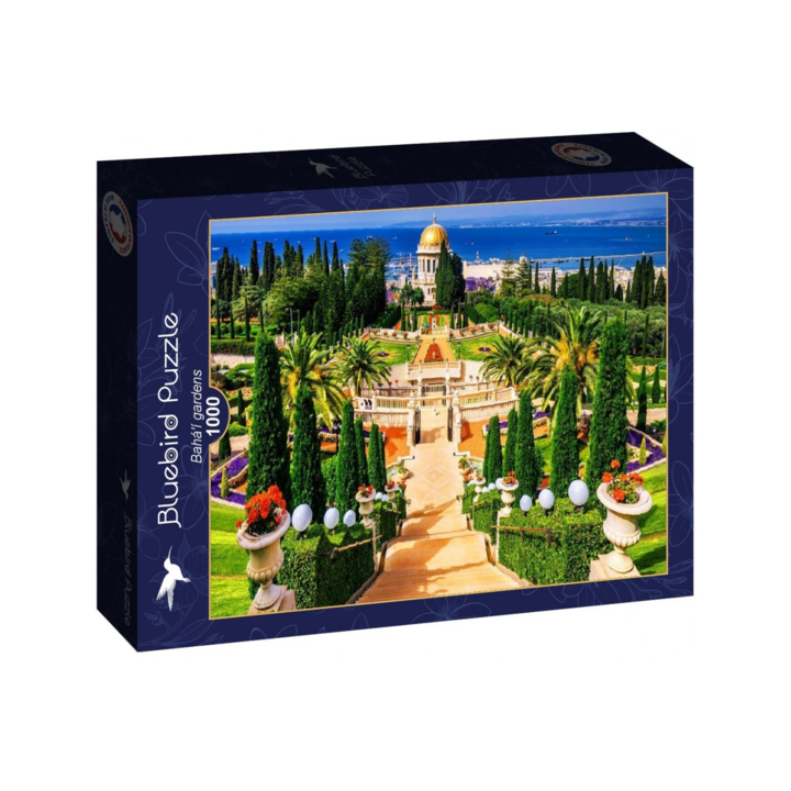 Puzzle Bluebird - Baha'i gardens, 1000 piese