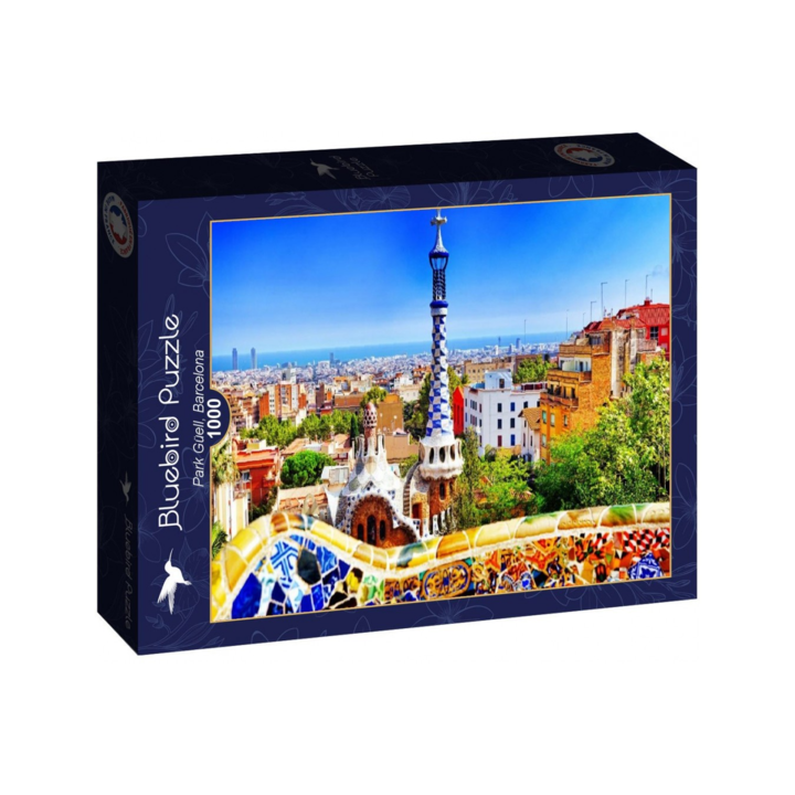 Bluebird puzzle - Park Guell, Barcelona, 1000 darab