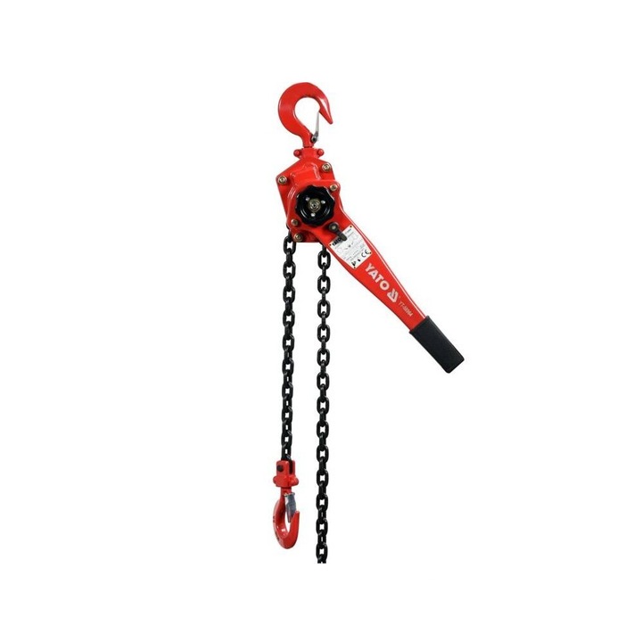 Scripeti cu lant 1.5 T, inaltime de ridicare 1.5 M Yato YT-58964