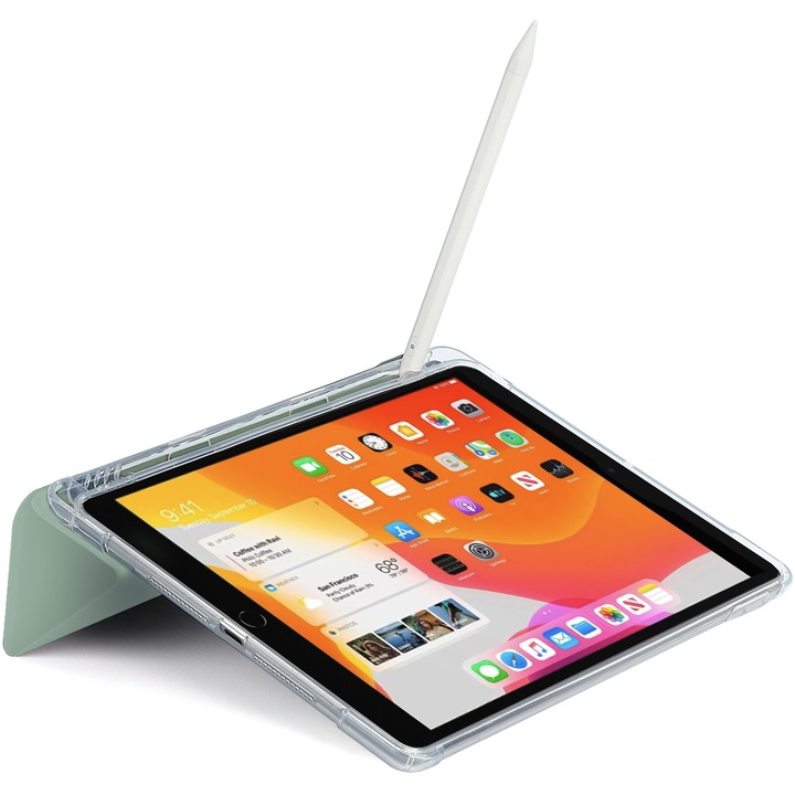 Предпазен калъф A+ iPad 10, 10.9 " 2022, С държач за писалка, Вернил