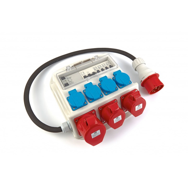 Panou de santier 3 x 400V si 4 x 230V, HBM – H131640