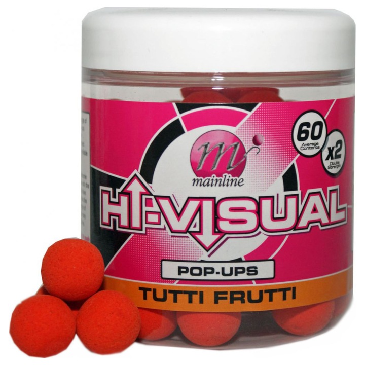 Pop Up bojlik, Mainline, Hi-Visual, De Nada, Tutti Frutti, 15 mm