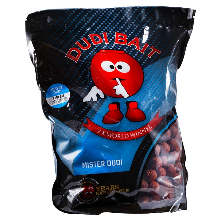 Boilies, Dudi Bait, Mister Dudi, Lucru rapid, 16 mm 1 kg