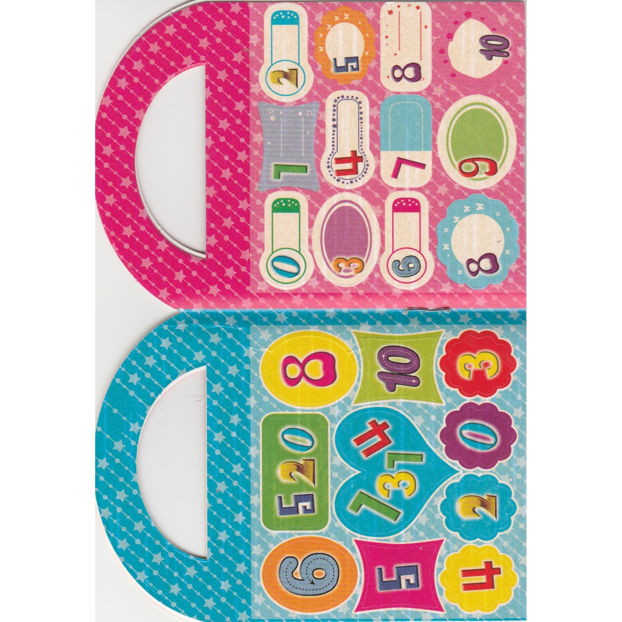 Мини книжка за оцветяване с цифри 9.5cmx13cm LG - eMAG.bg