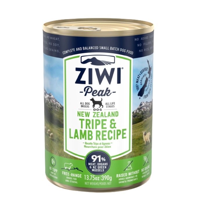 Hrana umeda caini, Ziwi PEAK Tripe & Lamb, 390g - eMAG.ro