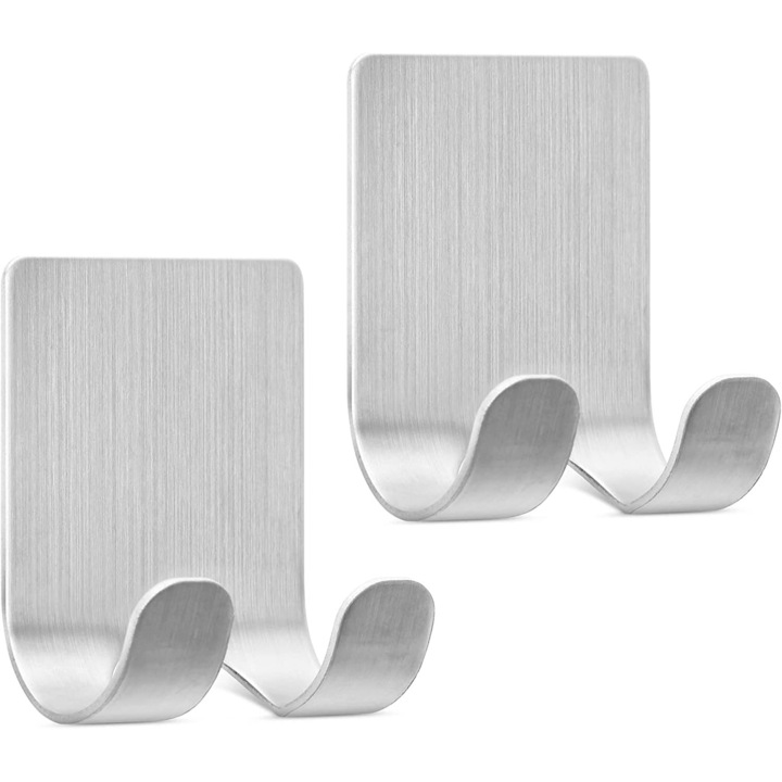 2 db-os tartókészlet, Jormftte, Inox, 60 x 45 mm, Ezüst