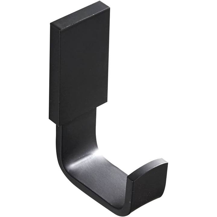 Törülközőtartó, Jormftte, sárgaréz, 7,5 x 4,5 x 2,7 cm, fekete