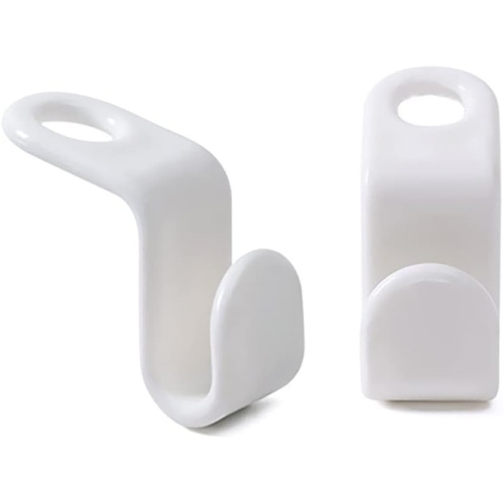 Set 100 agatatori pentru umerase, QttvbTna, Plastic, Alb