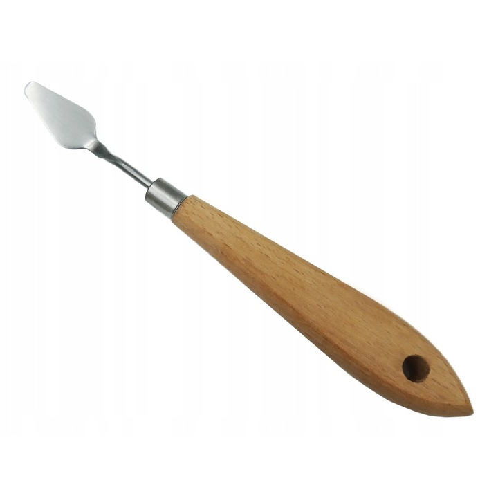 Spatula a bőr töltőanyag felviteléhez, bőr szakértő, csillám