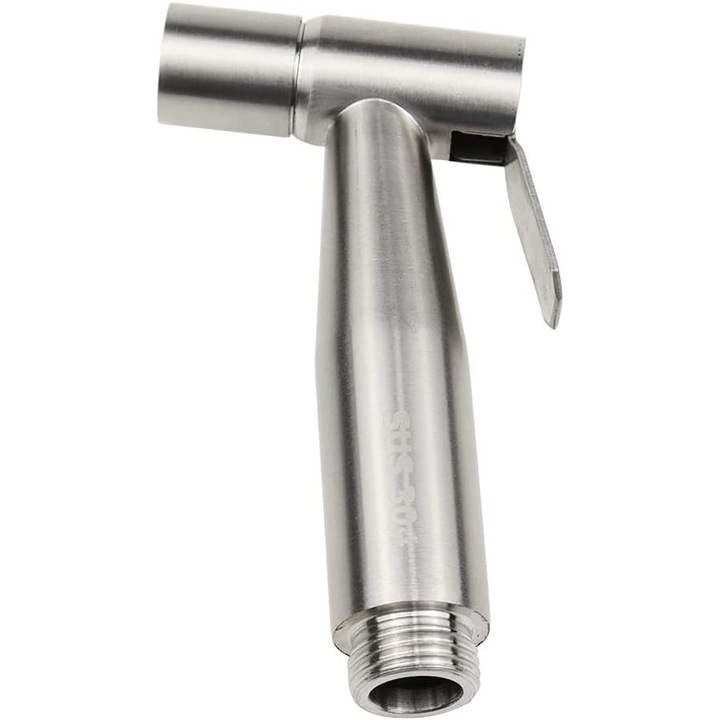 Spray bidet manual, QttvbTna, otel inoxidabil, argintiu