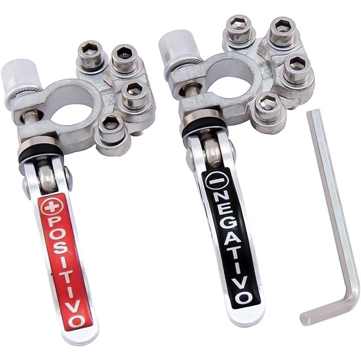 2 db Jormftte gyorscsatlakozó készlet akkumulátorkábelhez, 12V/6V/24V, teherautó/traktor/csónak