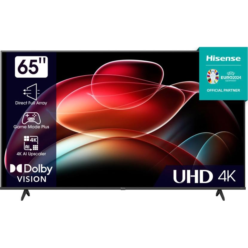 Televizor HISENSE LED 65A6K, 164 cm, Smart, 4K Ultra HD, Clasa F