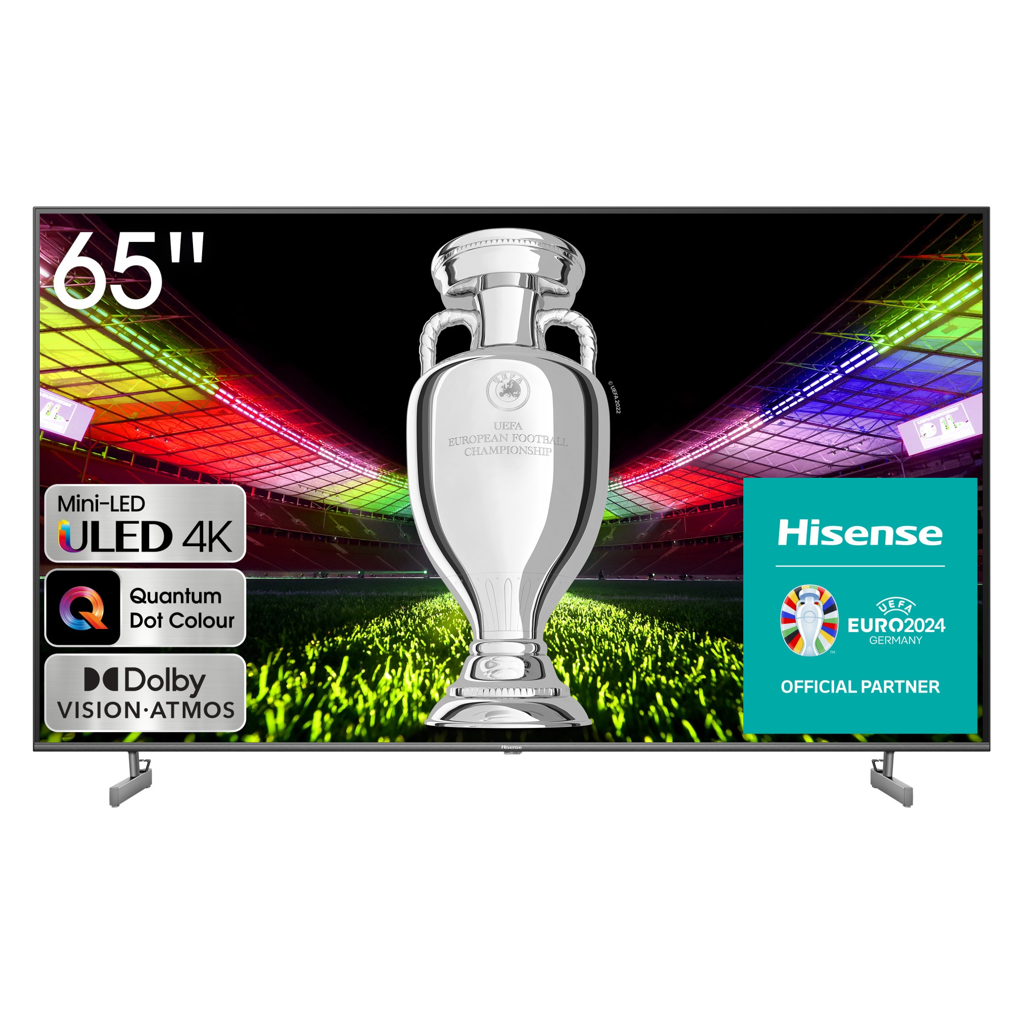 Televizor, Hisense, 65U6KQ, Mini-LED ULED, 164 cm, 4K Ultra HD, Gri