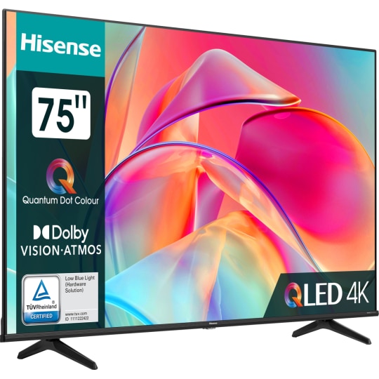 Televizor HISENSE LED 75E7KQ, 190 cm, Smart, 4K Ultra HD, Clasa F