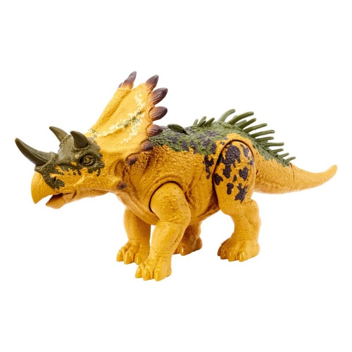 Figurina Jurassic World Dino Trackers Wild Roar Regaliceratops