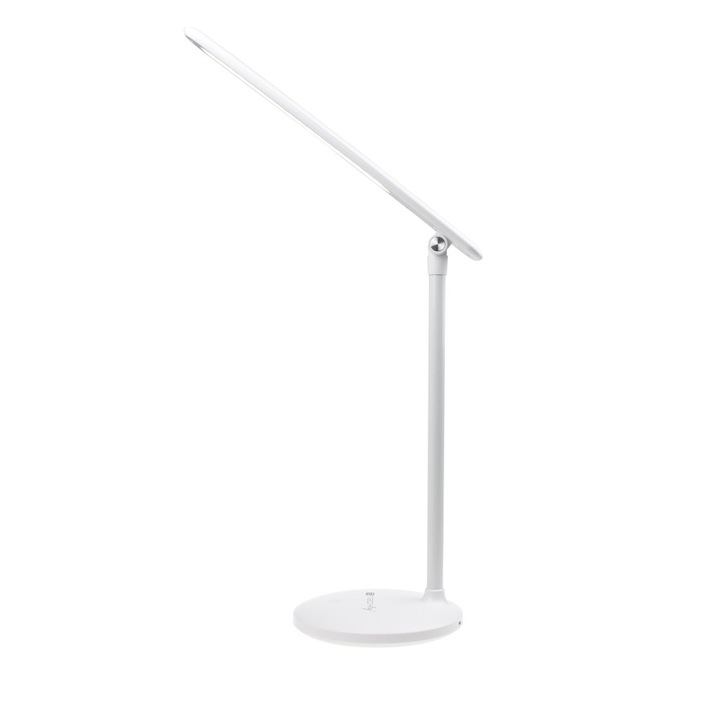 Lampa LED de birou profesionala, wireless, 36 leduri, 300 lm, reglare touch pentru putere si temperatura culoare, Techly