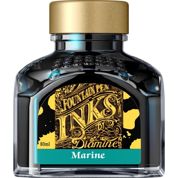 Calimara cerneala Diamine Standard 80 ml Marine