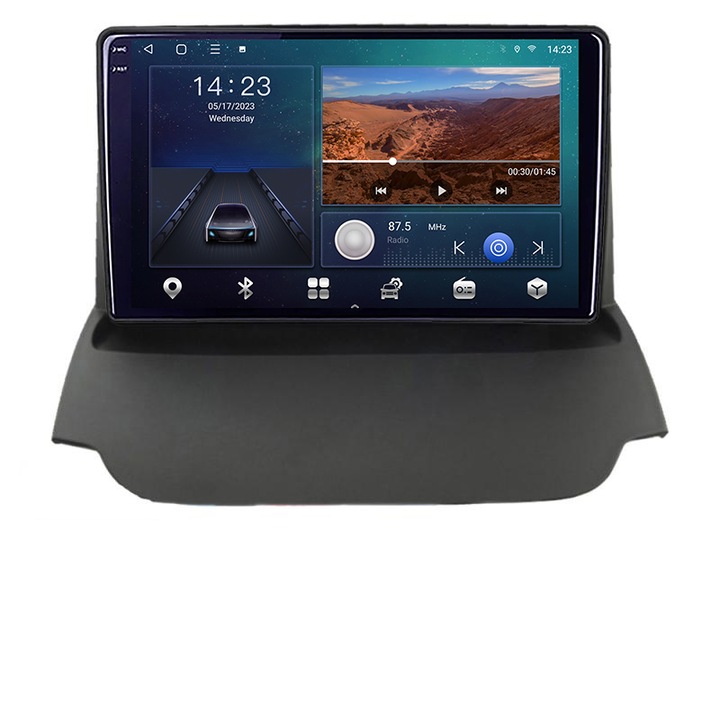 Dedikált navigációs rendszer Ford Ecosport 2017- B-ECOSPORT Android QLED képernyő nyolcmagos 3+32 carplay android auto KIT-ecosport+EDT-E309V3