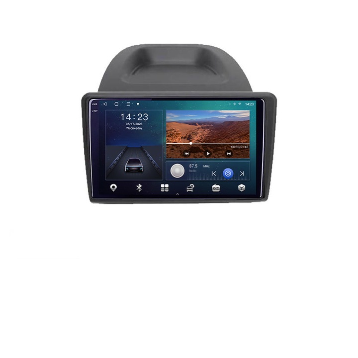 Dedikált navigációs rendszer Ford Fiesta 2012-2018 B-256 Android képernyő 2K QLED nyolcmagos 3+32 carplay android auto KIT-256+EDT-E309V3-2K