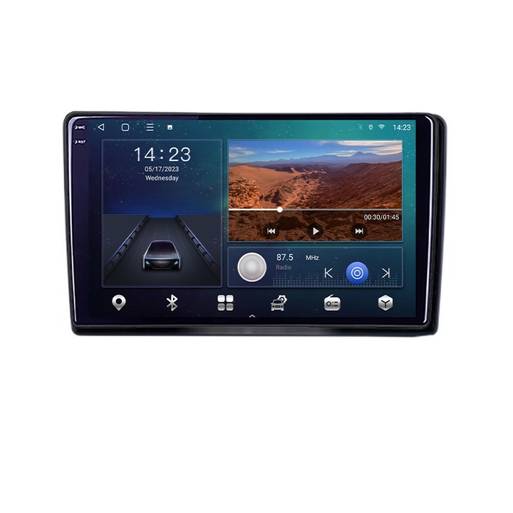 Dedikált navigáció Nissan Navara 2006-2014 B-NAVARA Android Screen 2K QLED nyolcmagos 3+32 carplay android auto KIT-NAVARA+EDT-E309V3-2K,