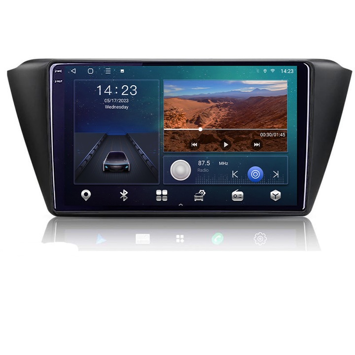 Dedikált navigáció Skoda Fabia 2015- B-541 Android Screen 2K QLED nyolcmagos 3+32 carplay android auto KIT-541+EDT-E309V3-2K