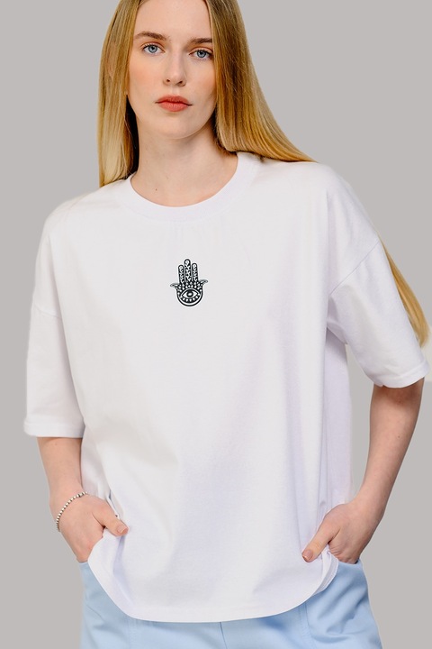 Tricou Azuri 6427, Alb