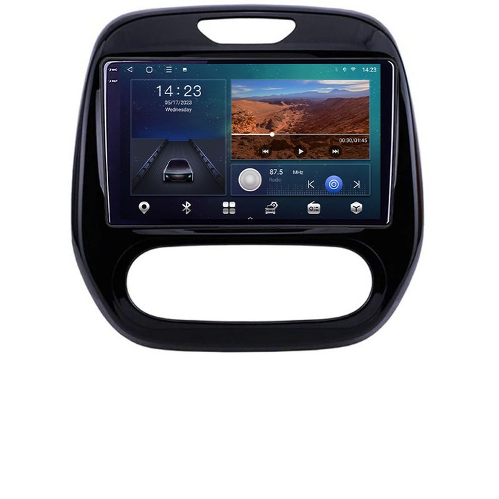 Navigatie Renault Captur B-CAPTUR Android Ecran QLED octa core 4+64 carplay android auto KIT-CAPTUR+EDT-E309V3