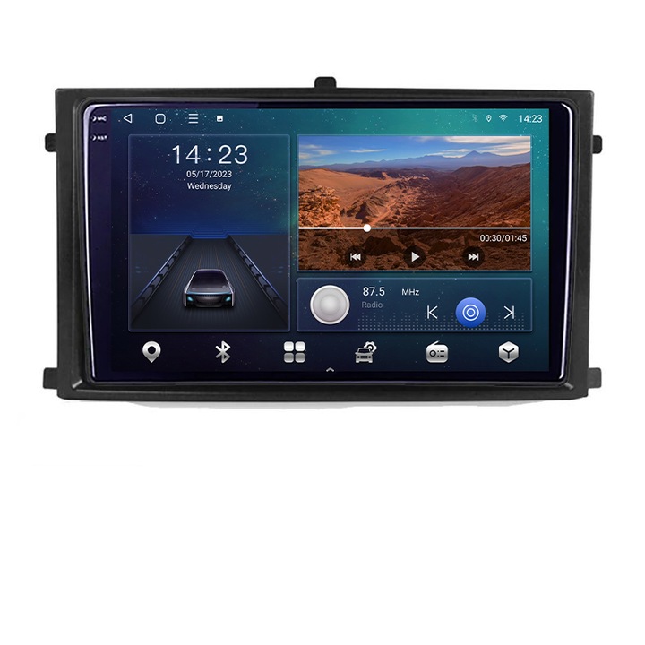 Dedikált navigáció Rexton 2019- B-REXTON Android Screen 2K QLED nyolcmagos 3+32 carplay android auto KIT-REXTON+EDT-E309V3-2K