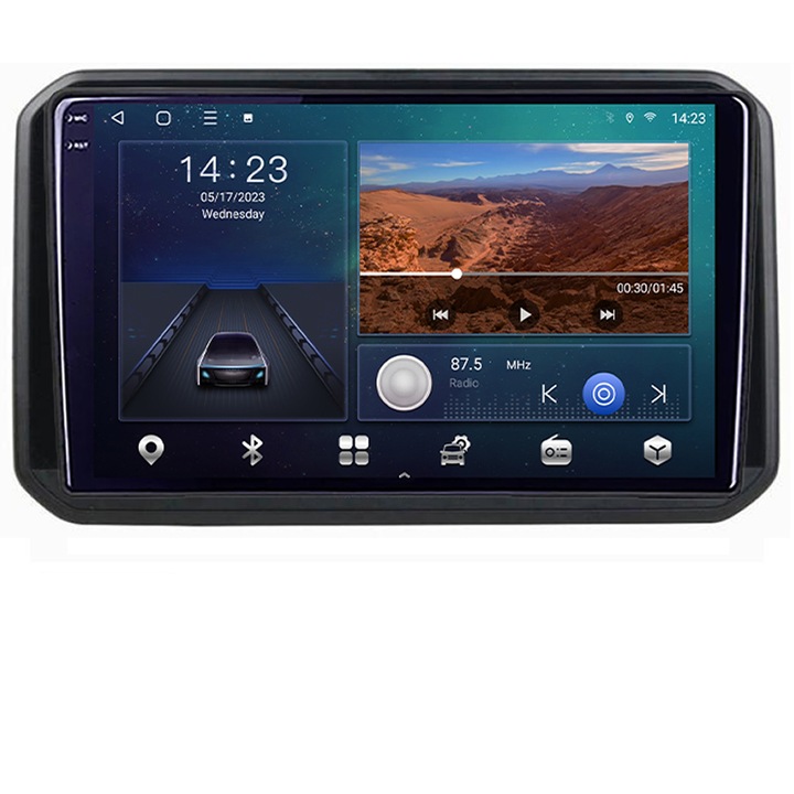 Navigatie Suzuki Ignis 2016- B-IGNIS16 Android Ecran QLED octa core 4+64 carplay android auto KIT-IGNIS16+EDT-E309V3