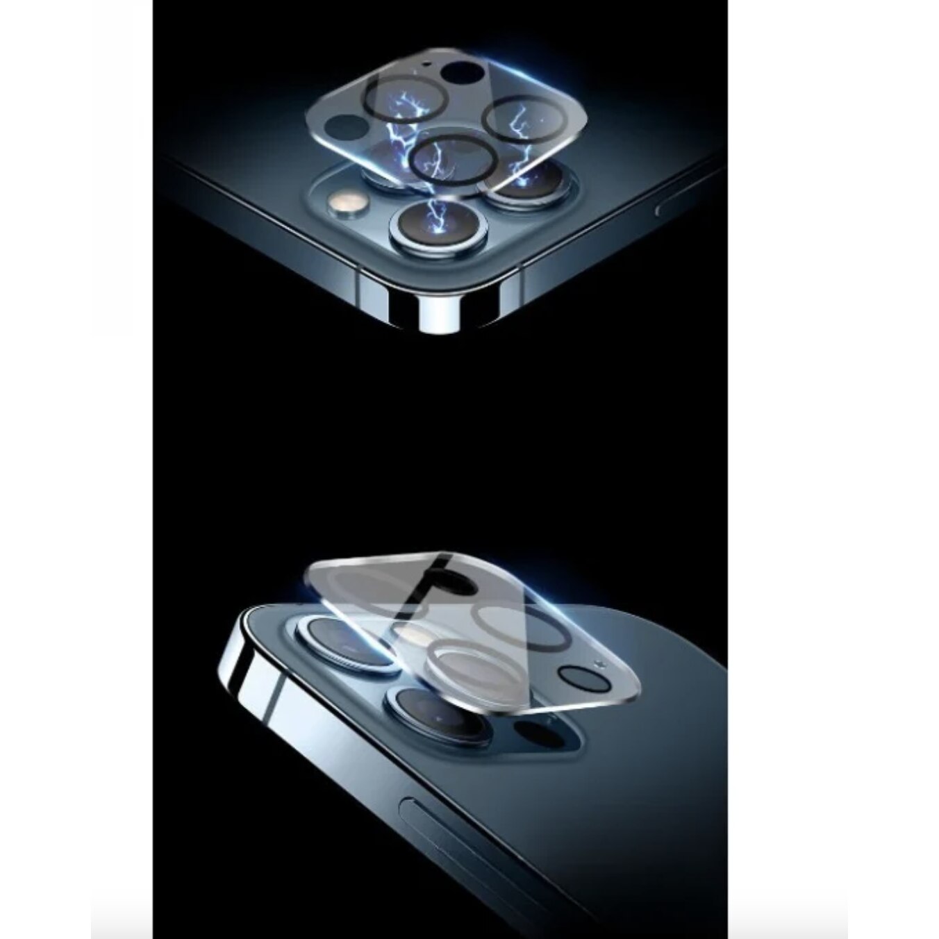 Folie Sticla pentru Protectie Camere compatibila cu iPhone 15 Pro si iPhone 15 Pro Max