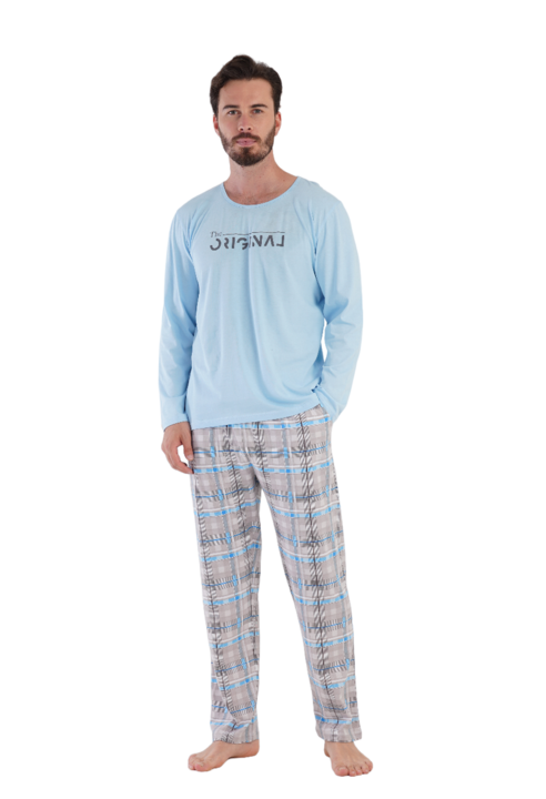 Pijama Gazzaz by Vienetta, The New Original, bleu