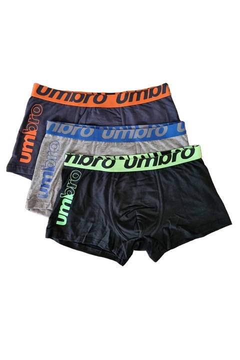 Set 3 Boxeri barbati Umbro UIB05351, Multicolor