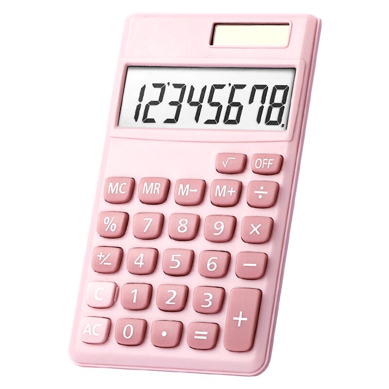 Calculator de buzunar, Sunmostar, LCD, ABS, 68 x 115mm, Roz - eMAG.ro