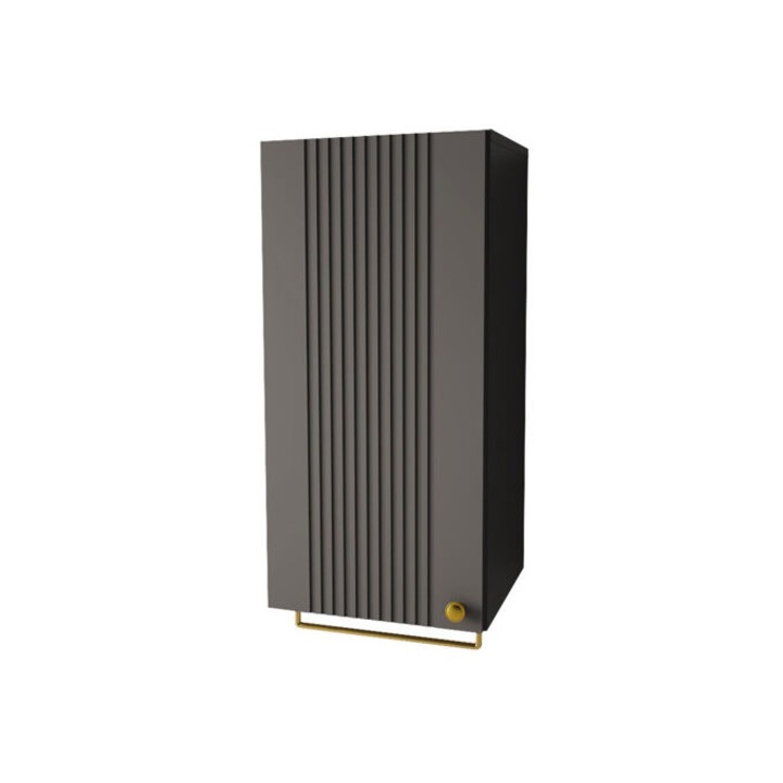 Fali fürdőszoba szekrény Merced P102 (Szürke), 35x78x35cm