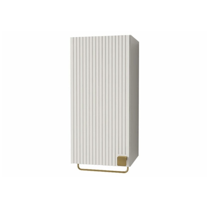 Fali fürdőszoba szekrény Merced R102 (Fehér), 35x73x35cm