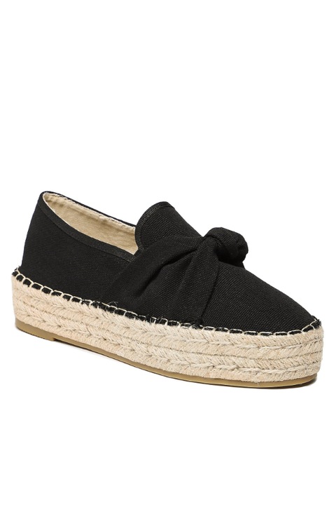 Női espadrillák, Jenny Fairy, 5904862623153, textil, fekete, 36 EU