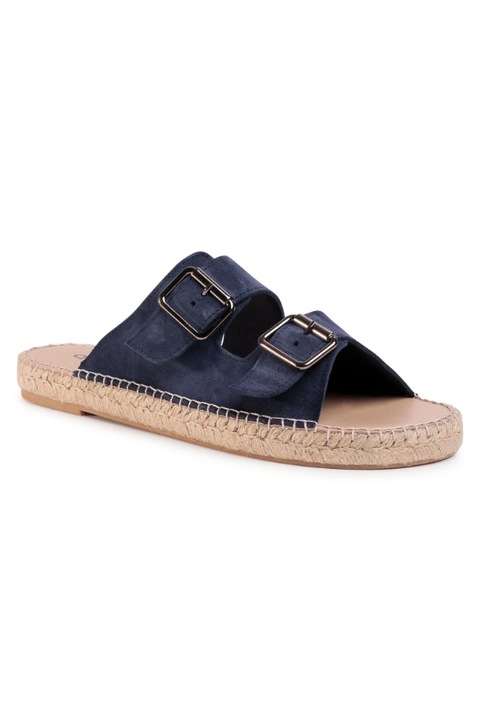 Férfi espadrillek, QUAZI, Valódi bőr, 34858, Tengerészkék