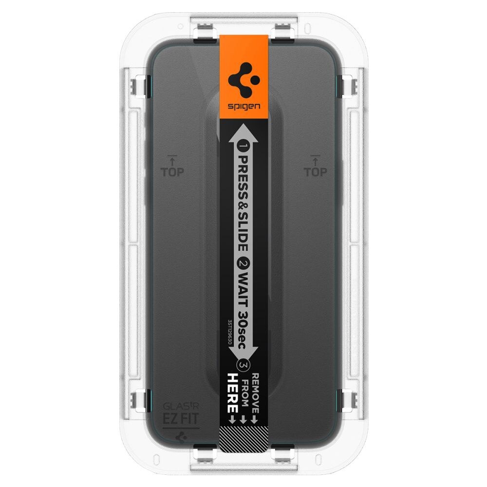 Folie pentru iPhone 15 Pro - Spigen Glas.TR EZ FIT - Clear