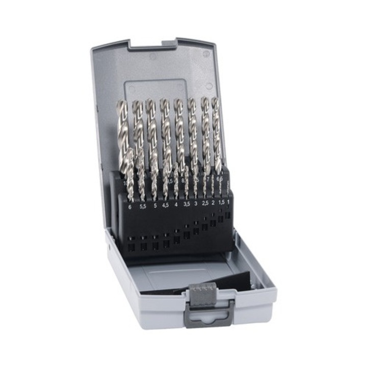 Hss Alpen fémfúró készlet Ø1-10 Mm, 19 db