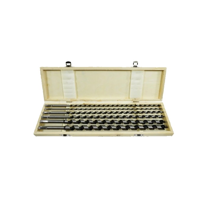 Set burghie pentru lemn, lungime 460 mm, 6 piese, Verke