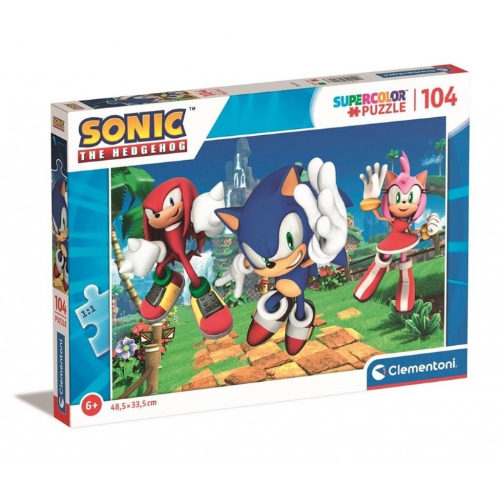 Пъзел, Clementoni, 104 части, модел Sonic