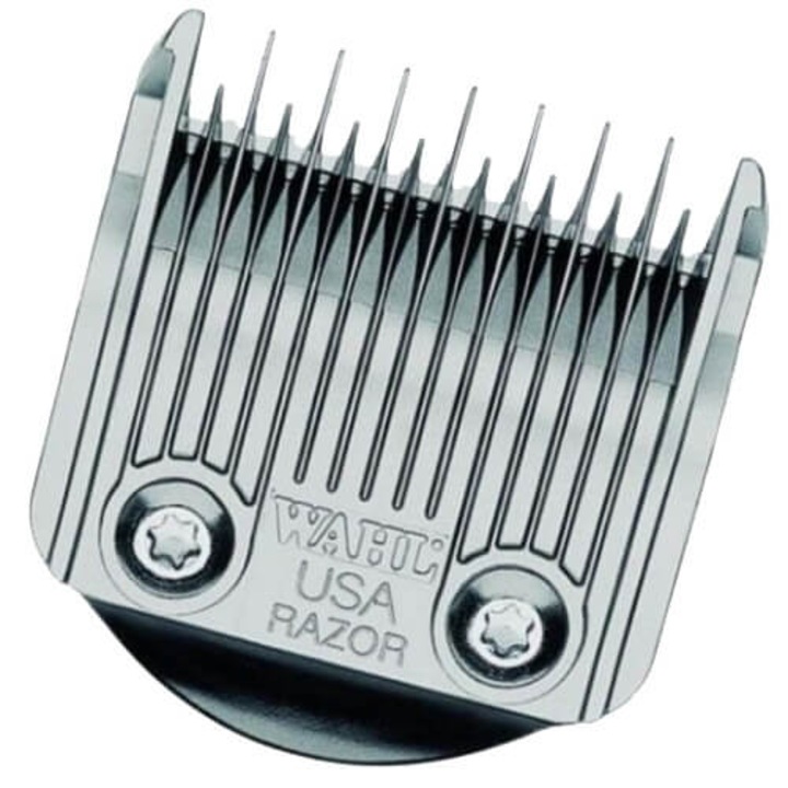 Cap de schimb pentru aparatul de ras electric Moser / Ermila, Wahl, Otel, 37.5 mm, Argintiu
