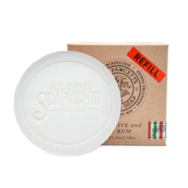 Rezerva pentru sapun de ras Scapacchio, Captain Fawcett, Alb