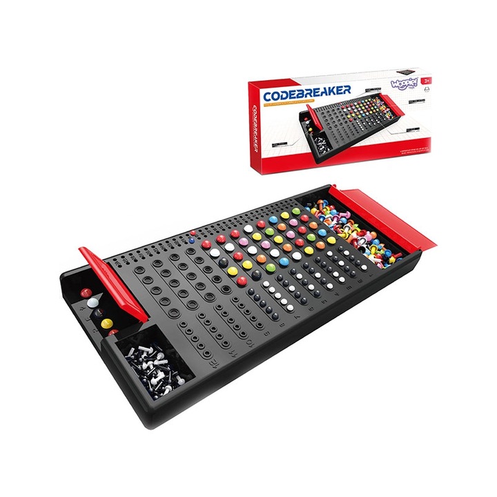 Joc educativ, Woopie, Gra Logiczna Lamacz Kodow, 72 elemente, pentru 2 jucatori, multicolor