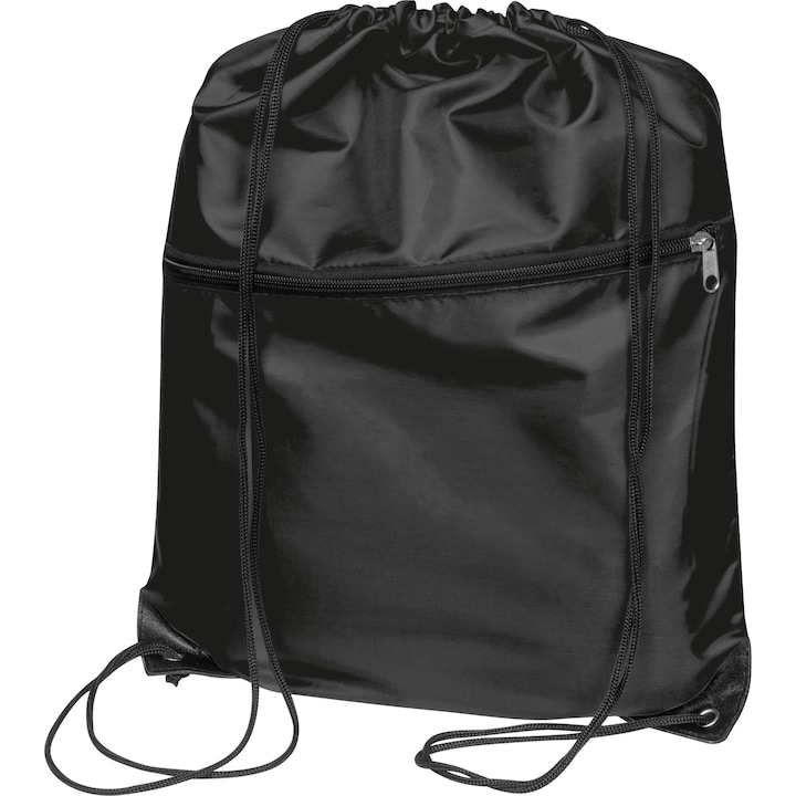Водоустойчива чанта Blent, Предно отделение, Две дръжки, Черен