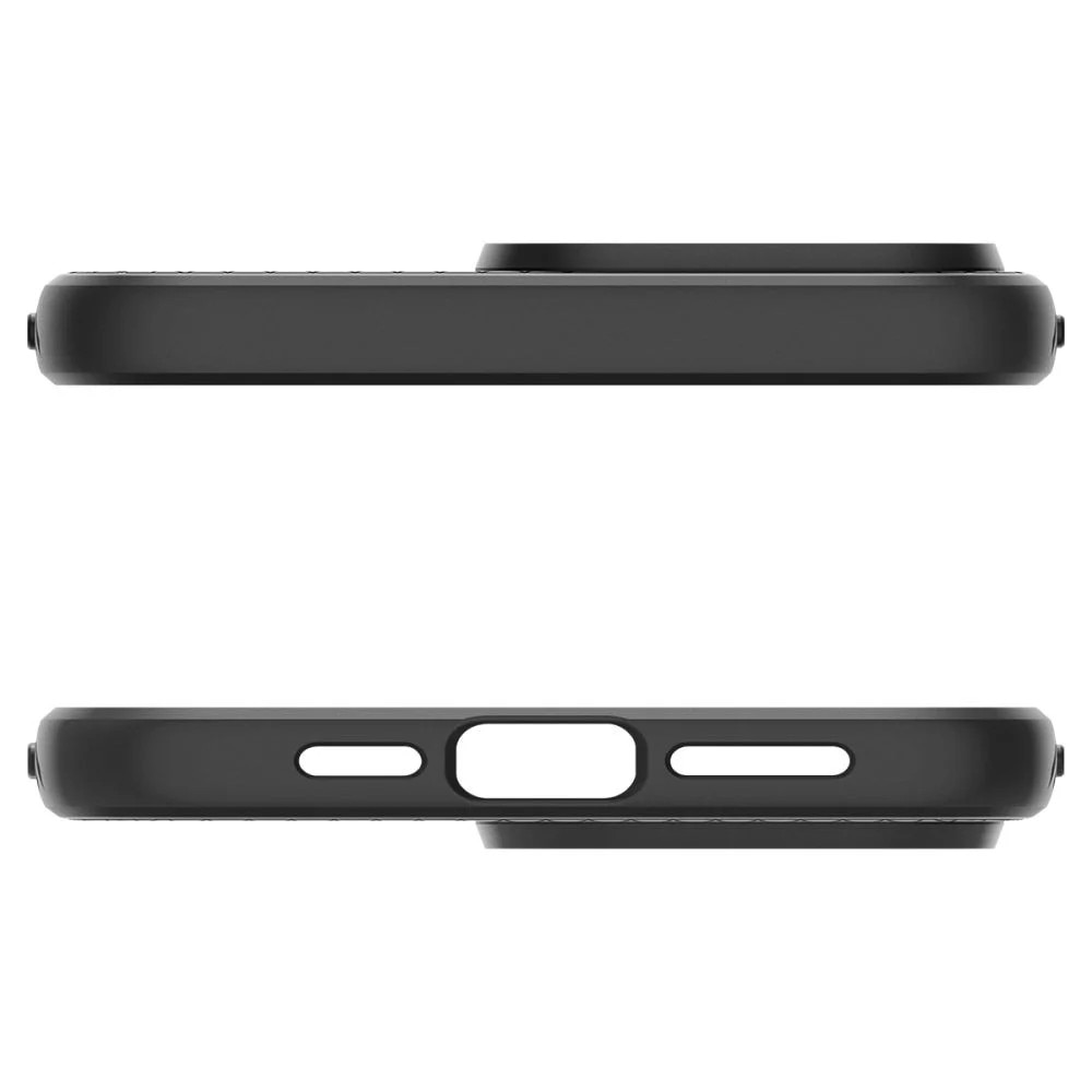 Husa pentru iPhone 15 Pro Max - Spigen Liquid Air - Matte Black
