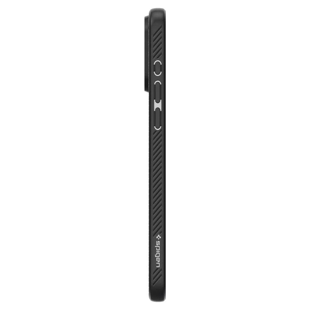 Husa pentru iPhone 15 Pro Max - Spigen Liquid Air - Matte Black