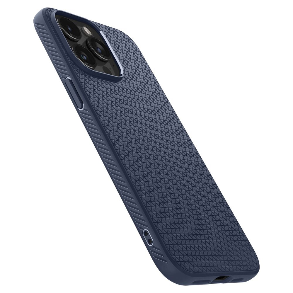 Husa Spigen Liquid Air compatibila cu iPhone 15 Pro Max Navy Blue