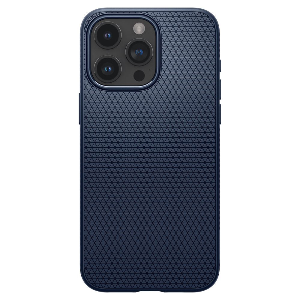 Husa Spigen Liquid Air compatibila cu iPhone 15 Pro Max Navy Blue